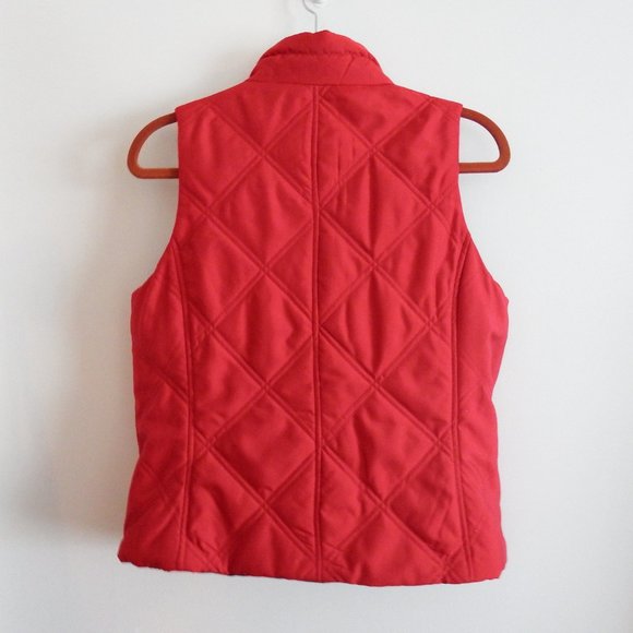 New York & Co. Rev. Buffalo Plaid/Red Vest Sz. PM - Picture 7 of 10